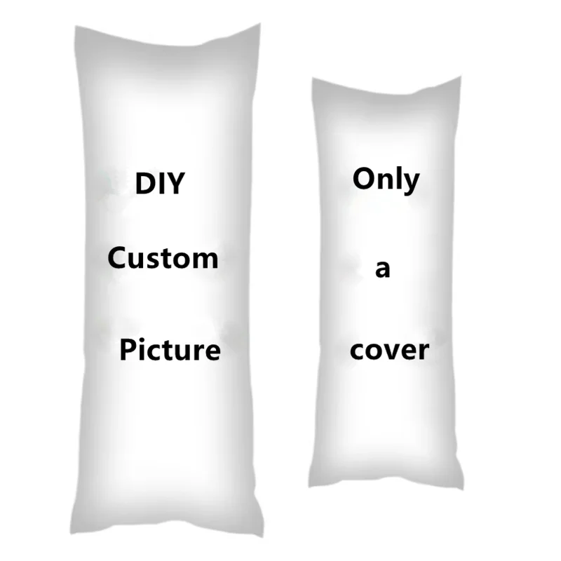 DIY Custom Print Dakimakura Cover Hugging Body Pillowcase Throw Pillow Case Only One For Home Bed Decoration 50x150cm