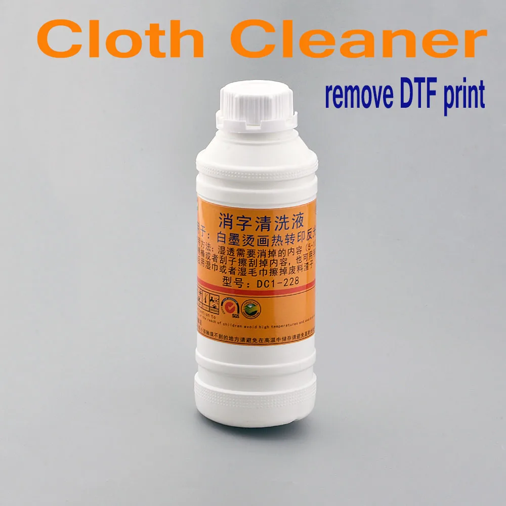 

500ml DTF Ink Adhesive Remover Solution Cleaner Cleaning Strong Liquid for Epson L1800 L805 L800 1390 Cleaning Liquid Kit