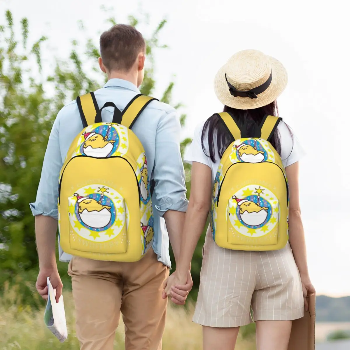Gudetama Leuke Ei Cartoon Rugzak voor Jongen Meisje Kinderen Student School Boekentas Canvas Dagrugzak Kleuterschool Primaire Tas Reizen