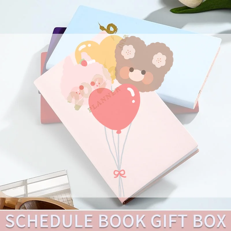 Specifiche A6 Libro calendario inglese 2026, 64 fogli Libro calendario in pelle da 128 pagine, libro del piano giornaliero di 365 giorni