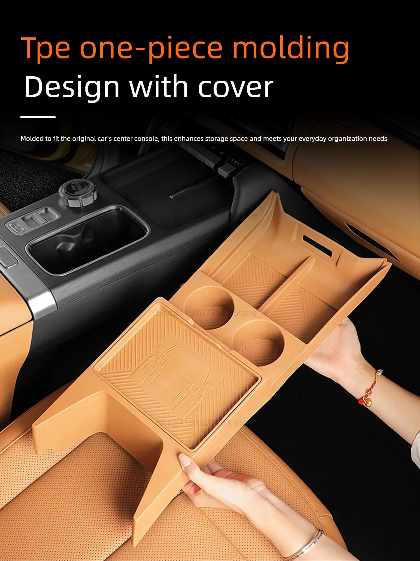 FOR Chery  icar v27 ICAUR V27 2025-2026 Silicone partition storage box under the central control for storing interior items