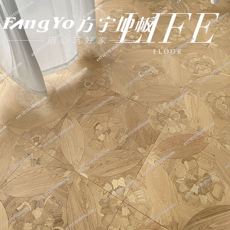 خشب الجوز الأسود الصلب أرضية خشب الساج البتولا الكامل أرضية خشب الساج الفرنسي العتيق من خشب البلوط #2