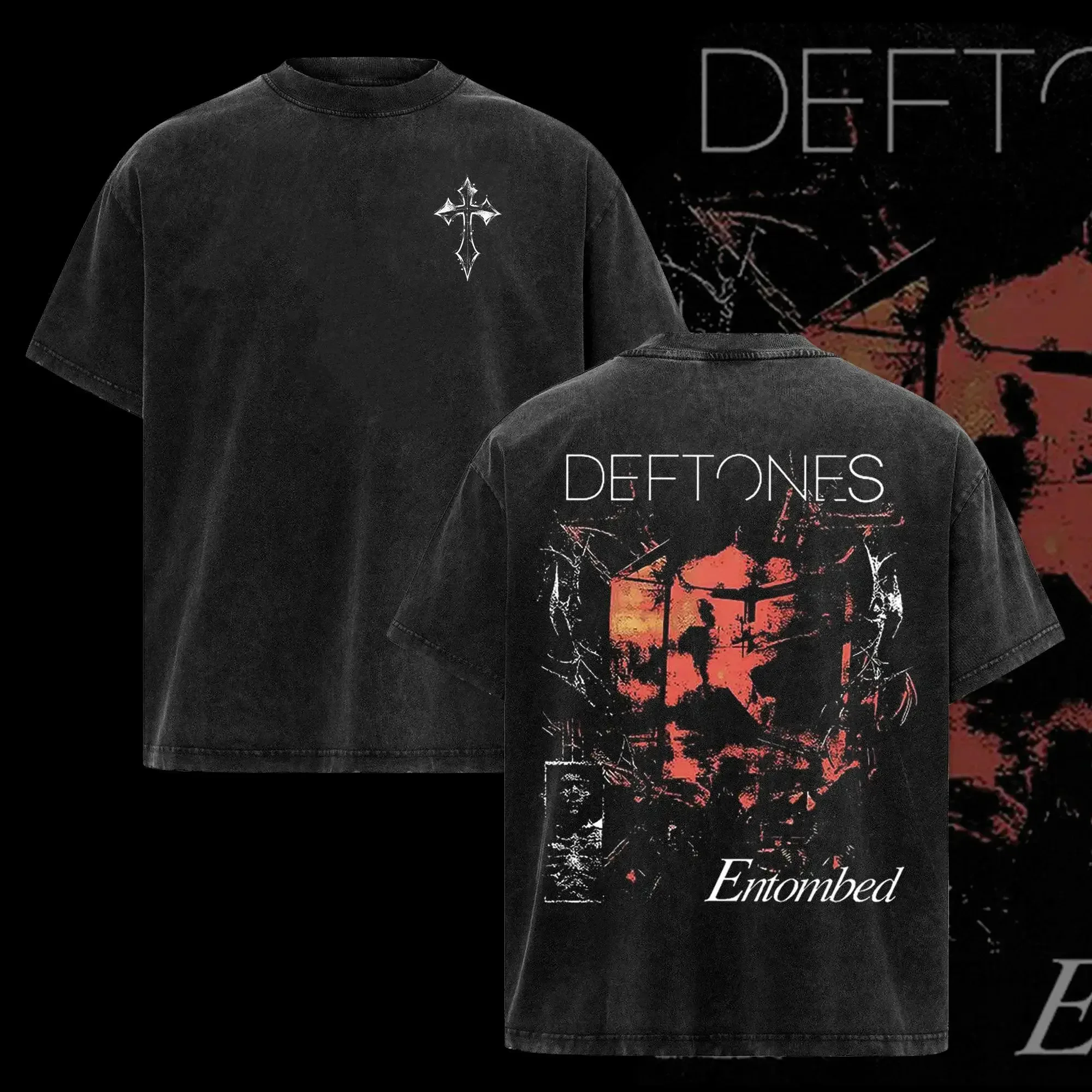 Camiseta Retro Limitada de Deftones Entombed Heavy Metal, Sudadera con capucha, Camiseta de la banda de rock Deftones, Camiseta de banda de metal, Camiseta de gira de rock, Merch de bandas alternativas, Camiseta de moda, Camiseta con gráfico de los 90, Camiseta con gráfico vintage, Camiseta con estética grunge, Merch de rock clásico