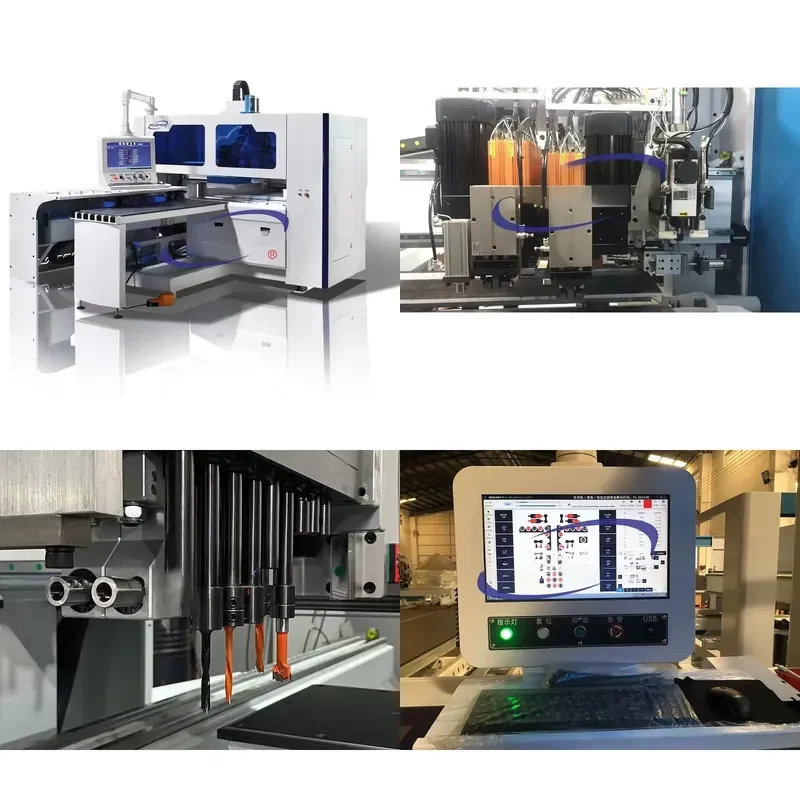 for Six Sides CNC Boring Machine Wood Drilling Machine