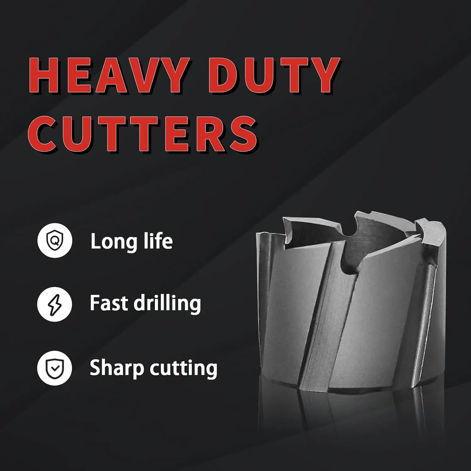 t Weld Cutter Kit, 7 Cutters, 3/8 Shank, Depth Of Cut 1/4, Cutting Diameter 5/16-3/4