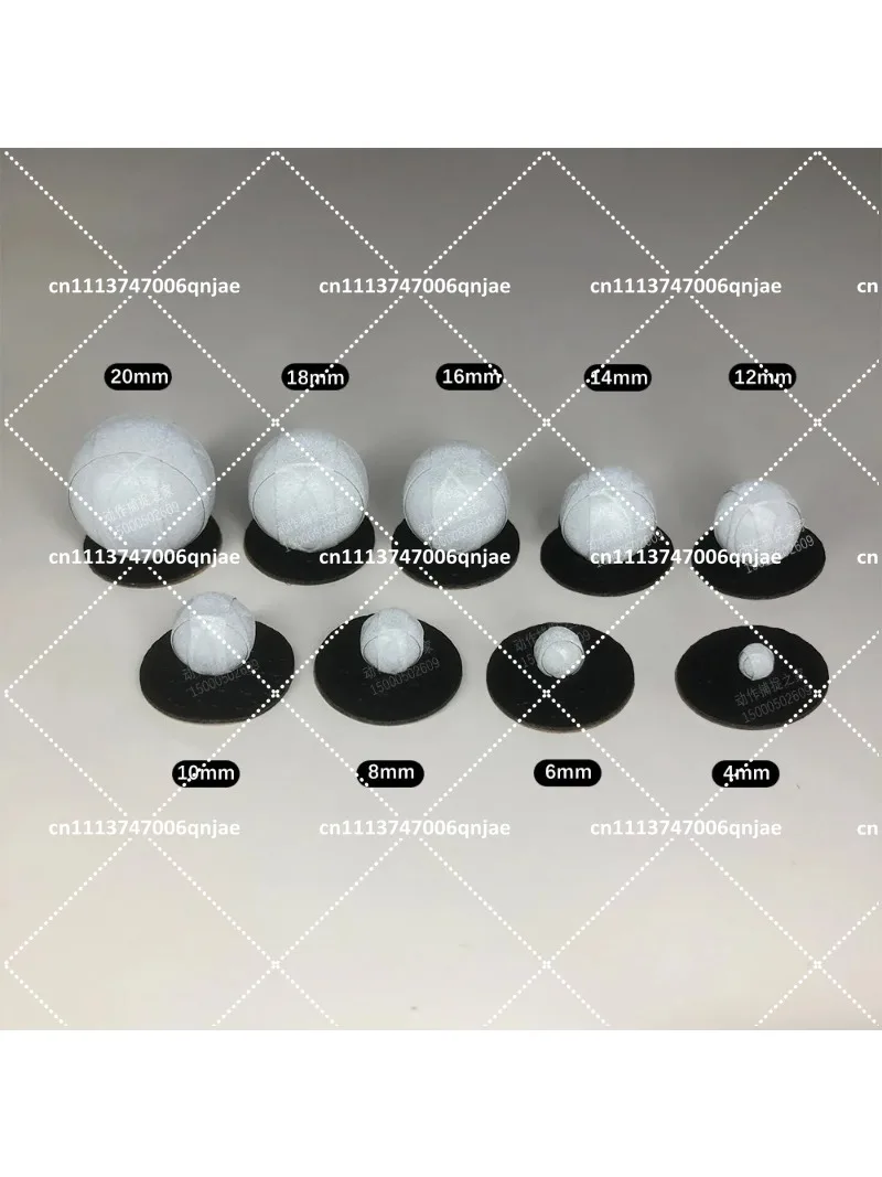 10 Pcs Infrared Reflective Marker Balls for Optical Motion Capture – Passive Tracking Spheres for VFX, Film & High-Reflectivity