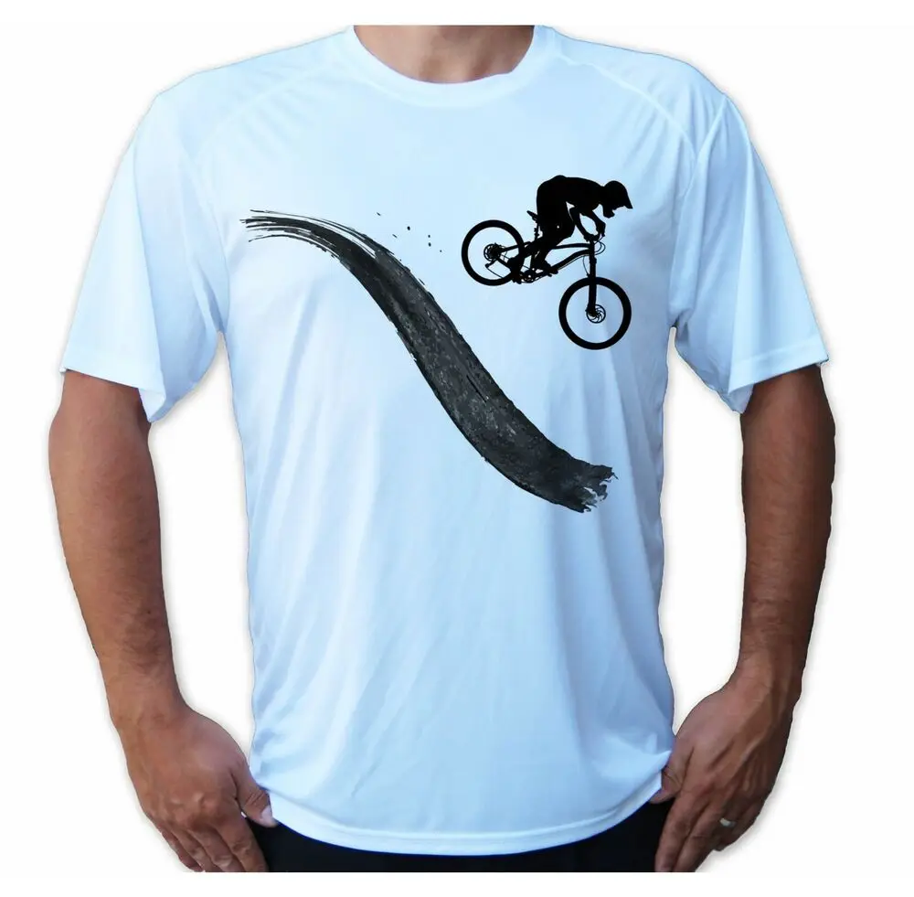 Mountain Bike Sport Biker UPF 50 T-Shirt Sun UV Protection Mountains Cyclist  High Quality 100%Cotton Short Sleeve