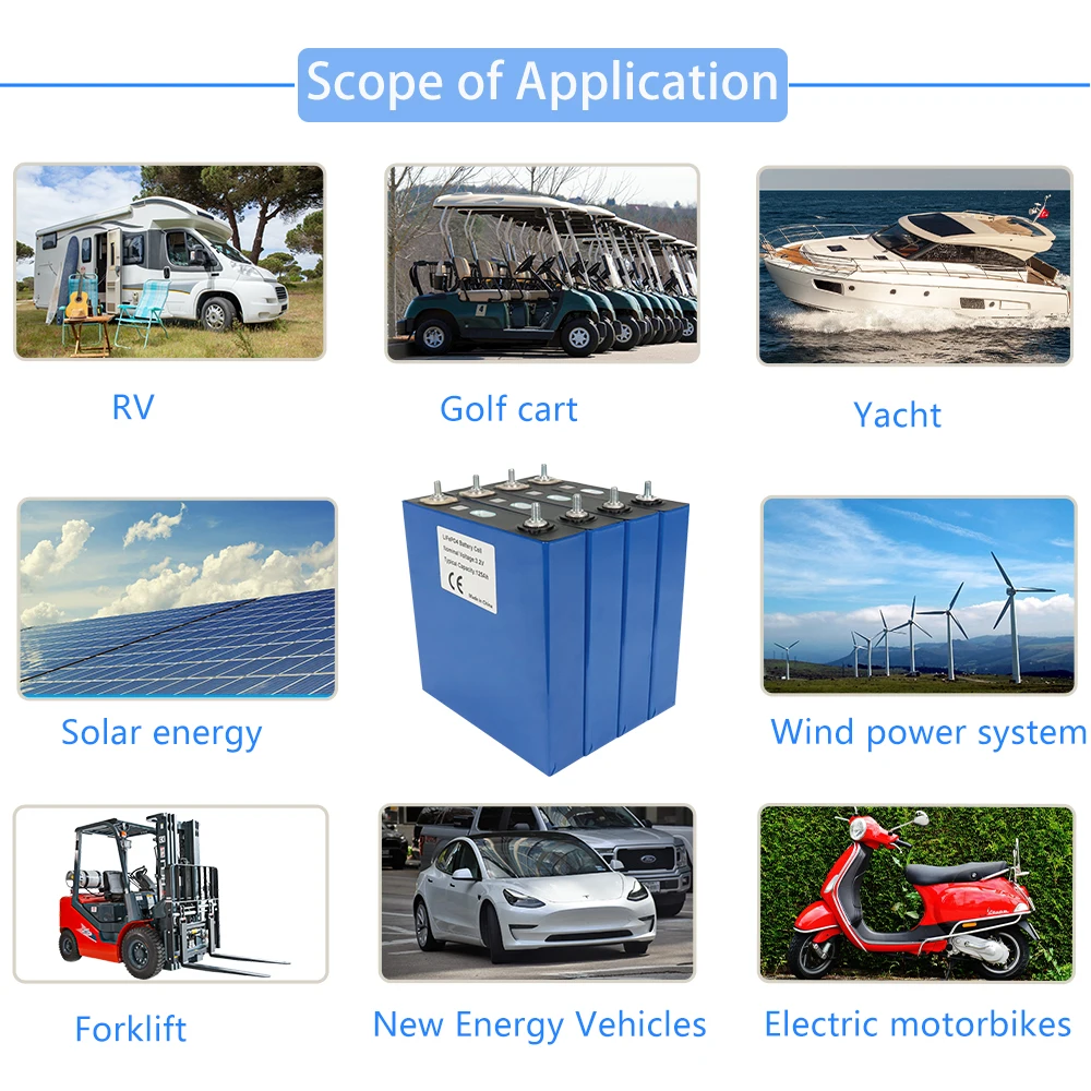 3.2V 125Ah Lifepo4 Akumulator klasy A CALB Akumulator litowo-żelazowo-fosforanowy do wózków golfowych PV RV na energię słoneczną NO TAX