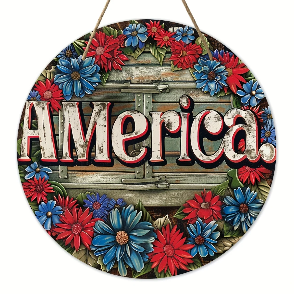 Acrylic,American Garland,4th Of July American Sign,Independence Day,Party,Door,Holiday,House,Home,Wall Decor