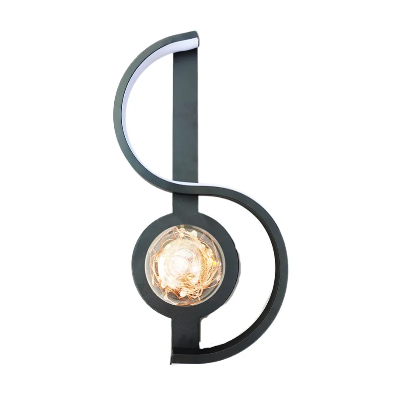 

Wall lamp, modern minimalist creative special-shaped art Nordic living room background wall corridor bedside