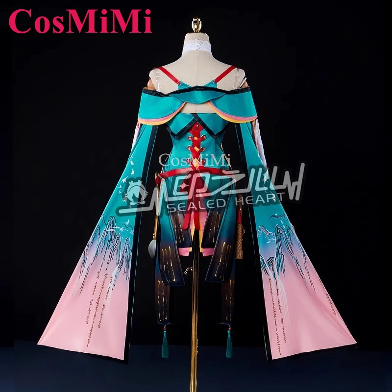 CosMiMi Gra Wuthering Waves ZheZhi Strój Cosplay Słodki Uroczy Mundurek Sukienka Damska Karnawałowa Impreza Przebranie XS-XL Nowy