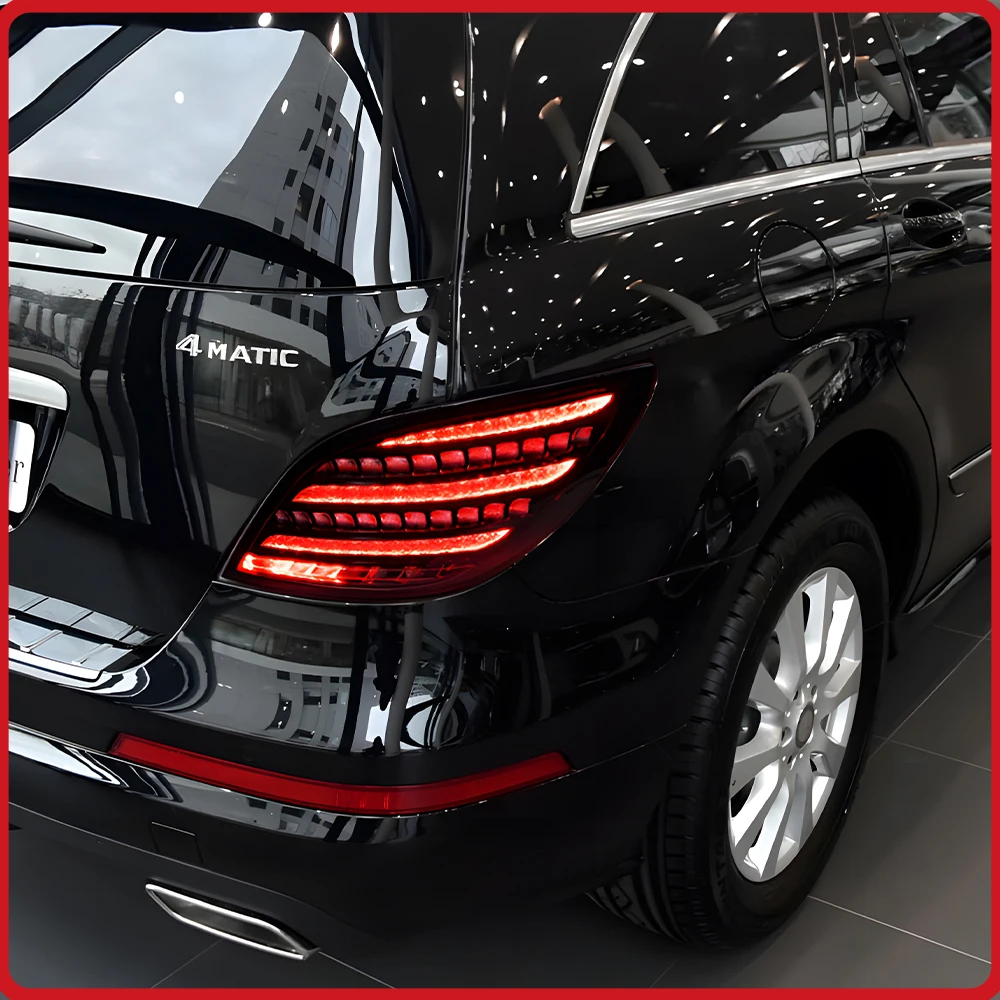 For Mercedes-Benz R-Class W251 2010-2017 Taillights Assembly Upgrade LED Startup Effect Streamer Turn Signal Light Plug and Play