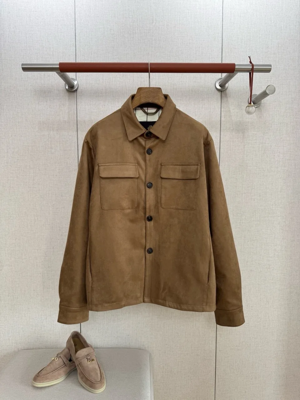 

Мужская повседневная куртка из смесовой кожи премиум-класса с вельветовыми вставками, короткий пиджак в британском стиле для мужчин среднего и старшего возраста