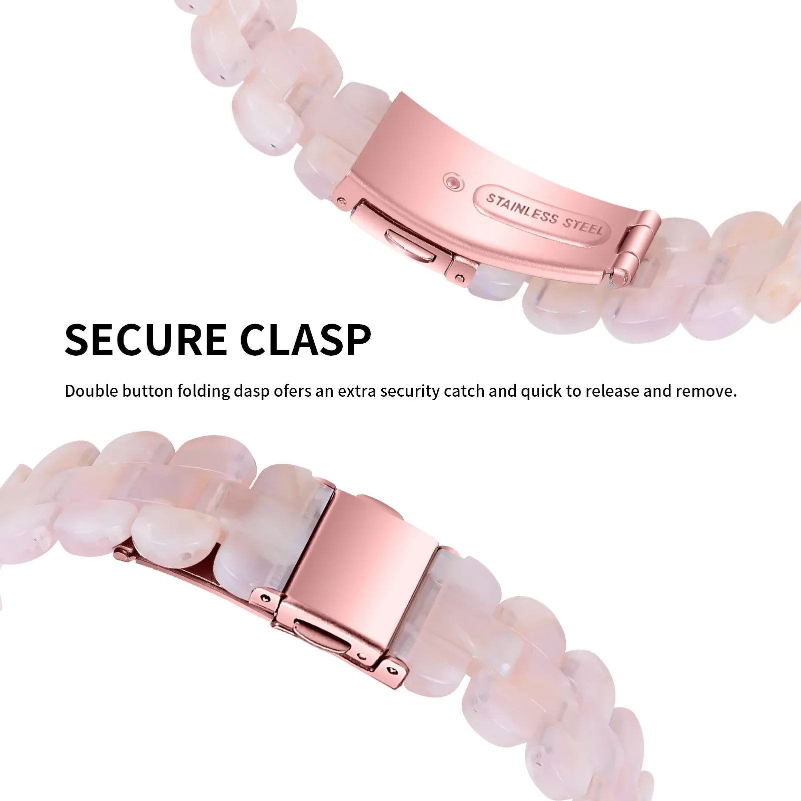

Slim Resin Strap For Apple Watch UItra 10 9 8 7 6 5 4 SE Butterfly Buckle Bracelet For iWatch 49mm 45mm 41mm 44mm 40mm 42mm 46mm