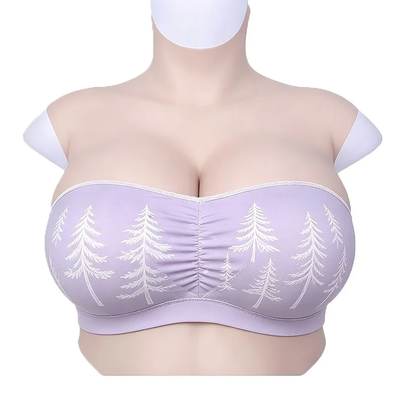 Transgender Male To Female Gay, Realistic Silicone Fake Boobs False Breast Forms Crossdressers Cosplay Cos Bra Enlarge Breast