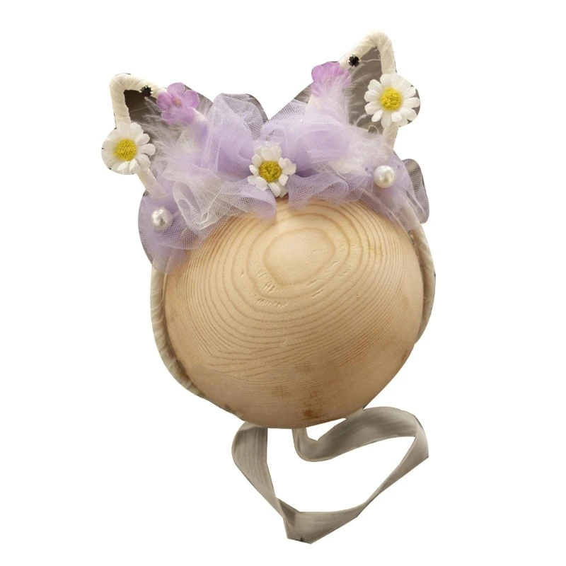 Newborn Photography Props Girl Floral Headband Newborn Baby Girl Photoshoot Newborn Headbands Multi-style Present