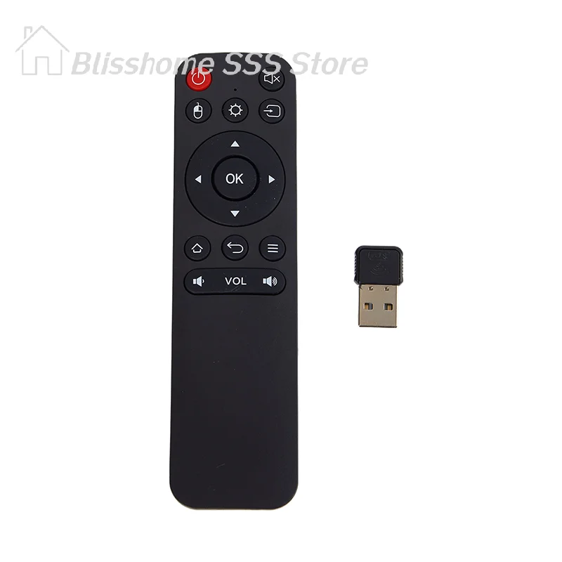 【S】2.4G Wireless USB Receiver TV Box Remote Control Wireless Air Mouse for Android Smart TV Box and PC/TV