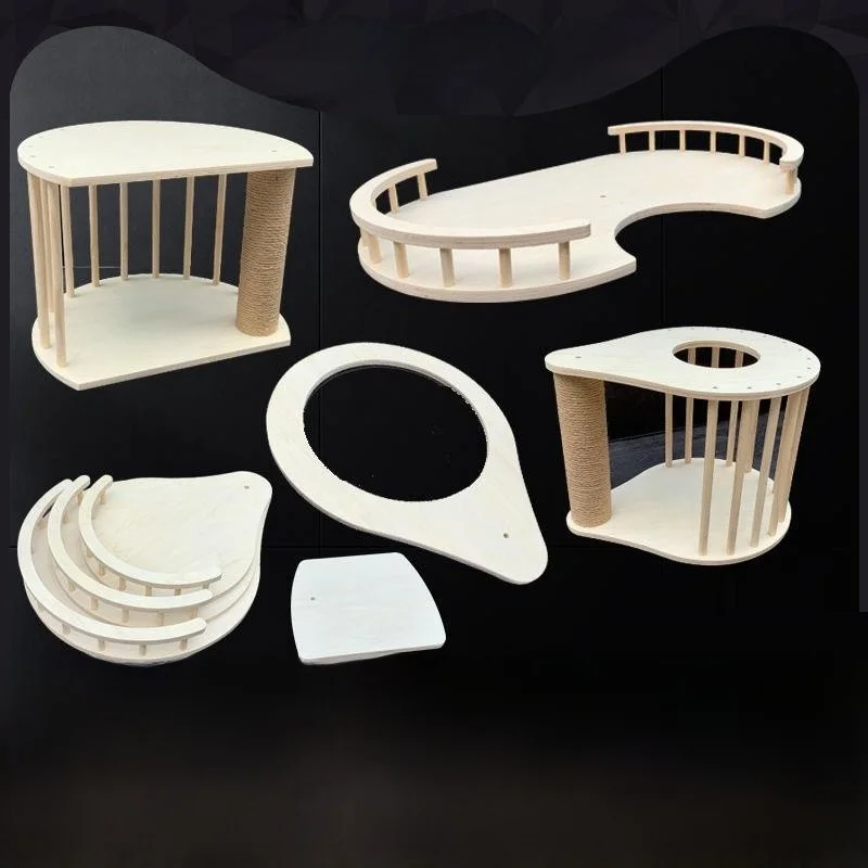  Climbing Frame Accessories Jump Board Corridor Observation Deck Space Module  House  Column DIY Material Pet Supplies