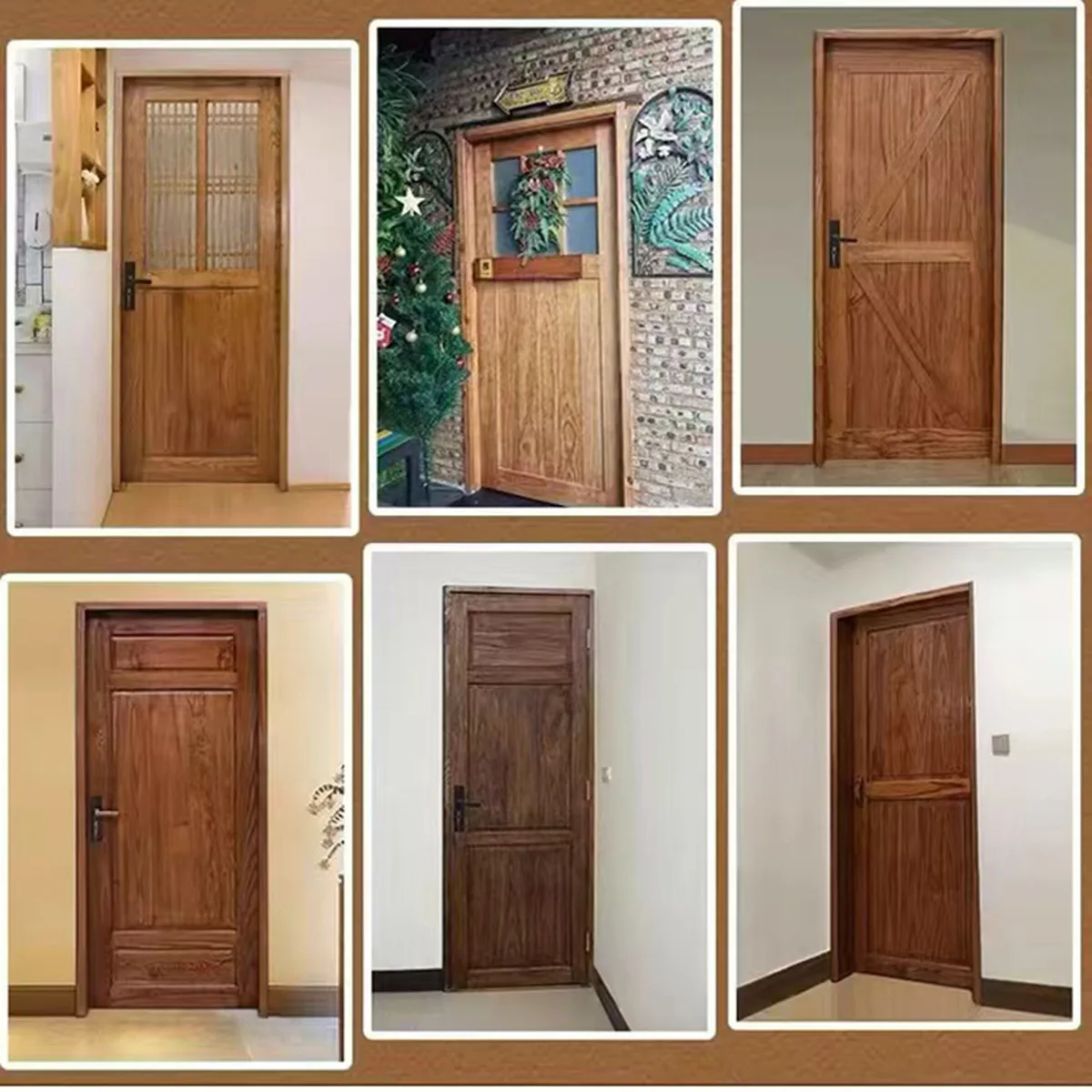 Strictly Selected New Chinese Antique Doors And Windows, Fir Logs, Solid Wood Interior , Barn Set  Room