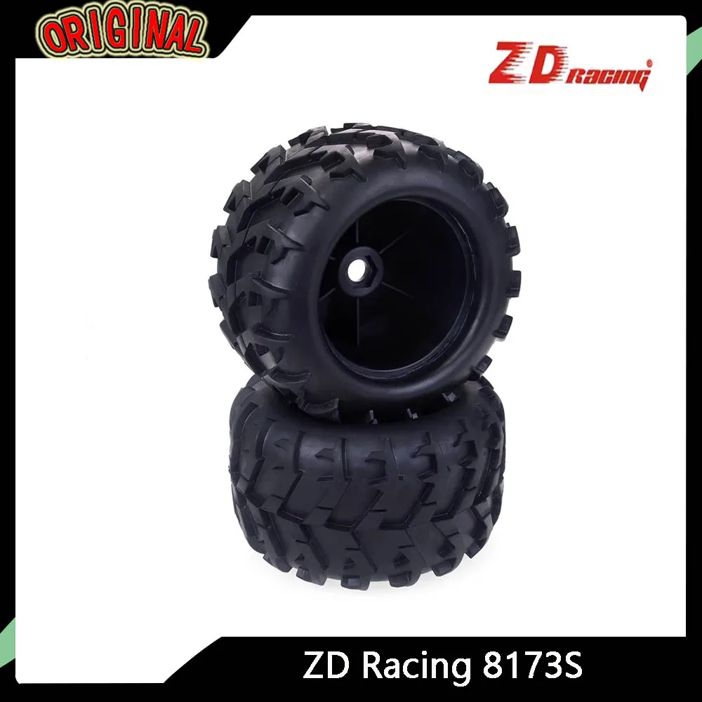

ZD Racing 2PCS 1/8 Scale 150mm Wheel Tires with 17mm Hex Hub - Compatible with Redcat, HSP,Kyosho and More Truggy/Monster Trucks