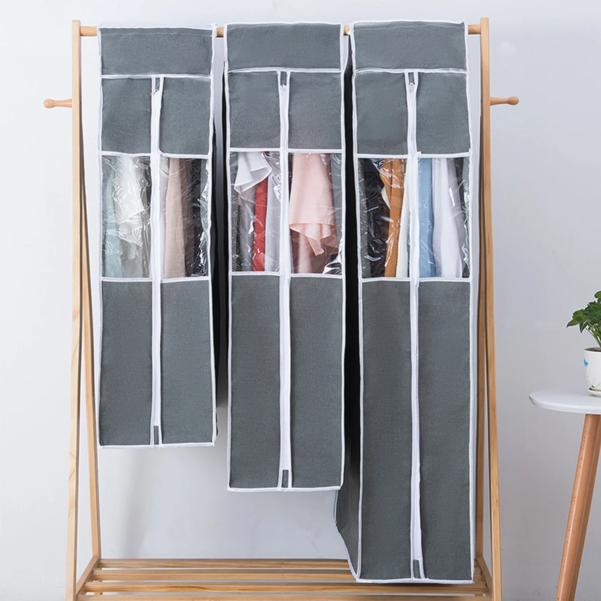 

Clothing Dust Cover Garment Bag for Storage Dustproof Bags Hanging Clothes Closet