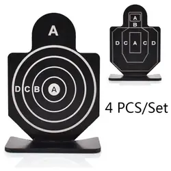 zlangsports Humanoid Soft Bullet Gun Metal Target Aluminum Alloy Training Shooting Targets Hunting Accessories