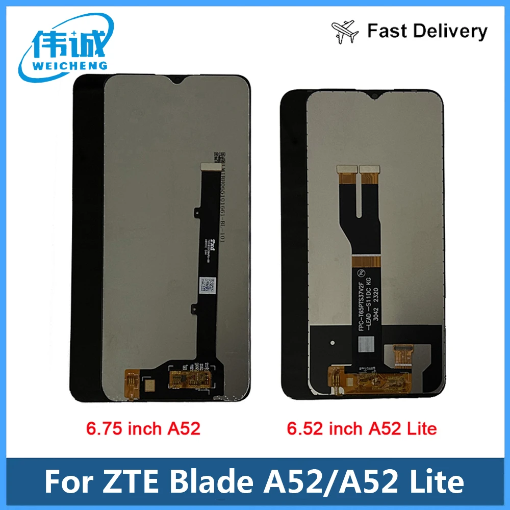 New For ZTE Blade A52 Lite LCD Display Touch Screen Digitizer Assembly Replacement Phone For ZTE BLADE A52 LCD Replace Parts