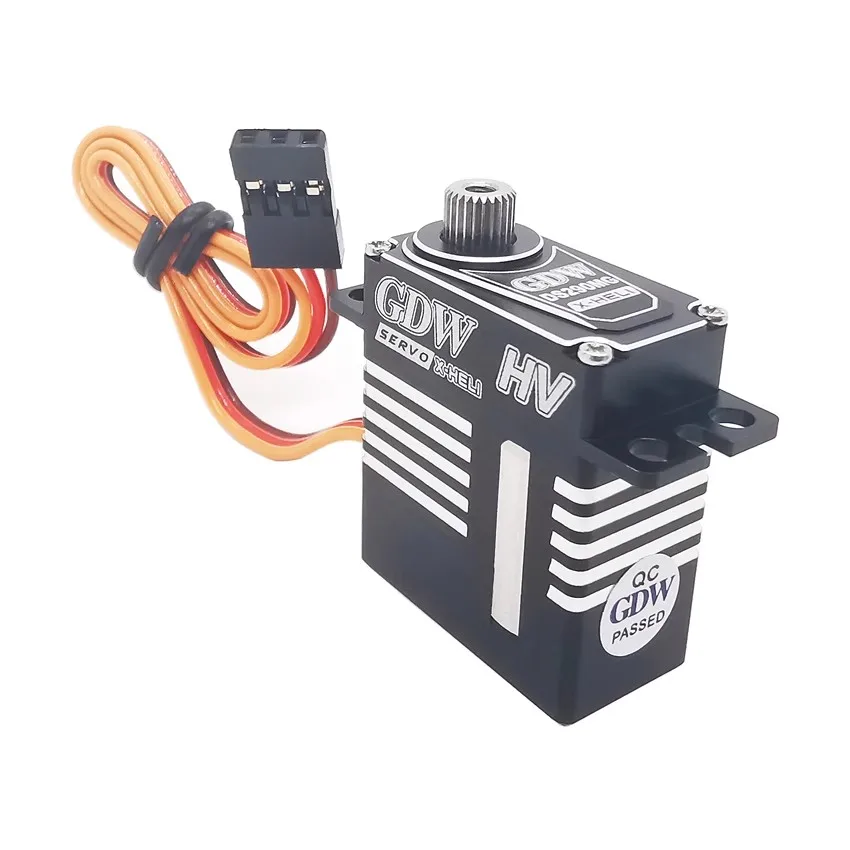 GDW DS295MG DS290MG 6.0KG Torque 0.06 Sec High-Speed Metal Shell Steel Gear Digital Micro Servo For Helicopter Slant Disc