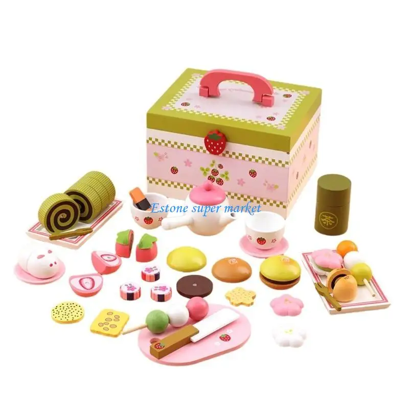 090B لعبة كب كيك للأطفال لعبة تعليمية صينية التظاهر لعبة الطعام هدايا للأطفال
