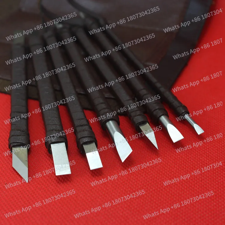 professional  Stone Carving hand Tools set, hand Stone carving knives set