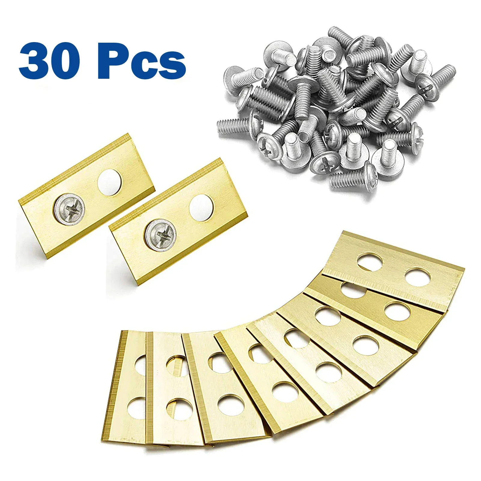 30pcs  Blades Including Screws Improved Robot Lawn Mower Blades Tool Accessories Serra Circular Disco Diamantato