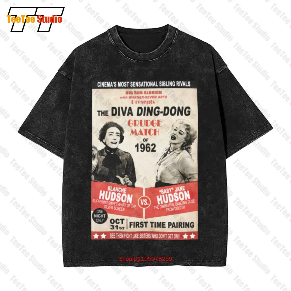 Qual que seja aconteceu com o bebê Jane Bette Davis Joan Crawford Camiseta vintage grande RQ23