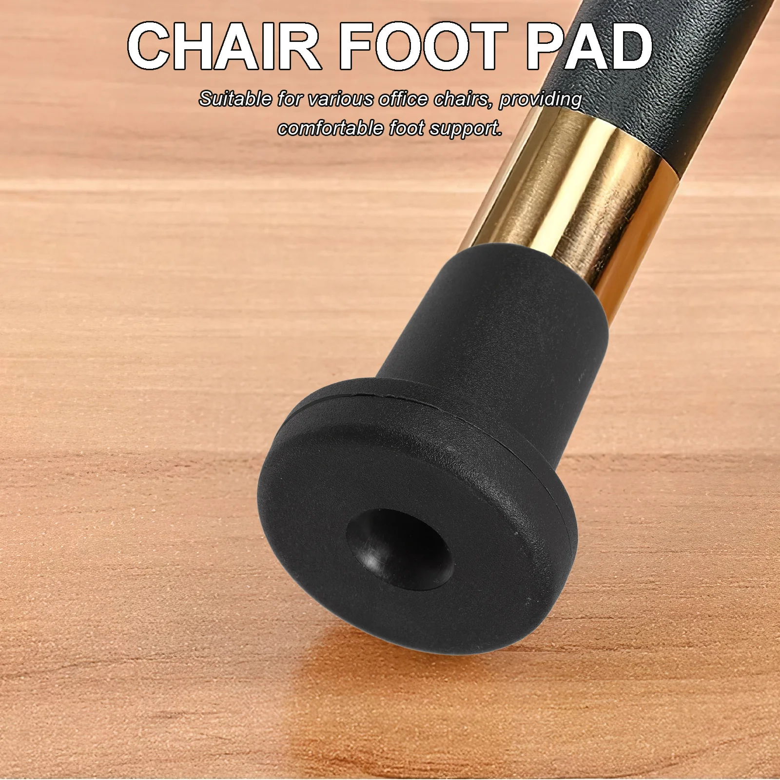 

6pcs Office Feet Nonslip Plug-In Design For Desk Chair Base Replacement Swivel Chair Accessories Fixed Casters