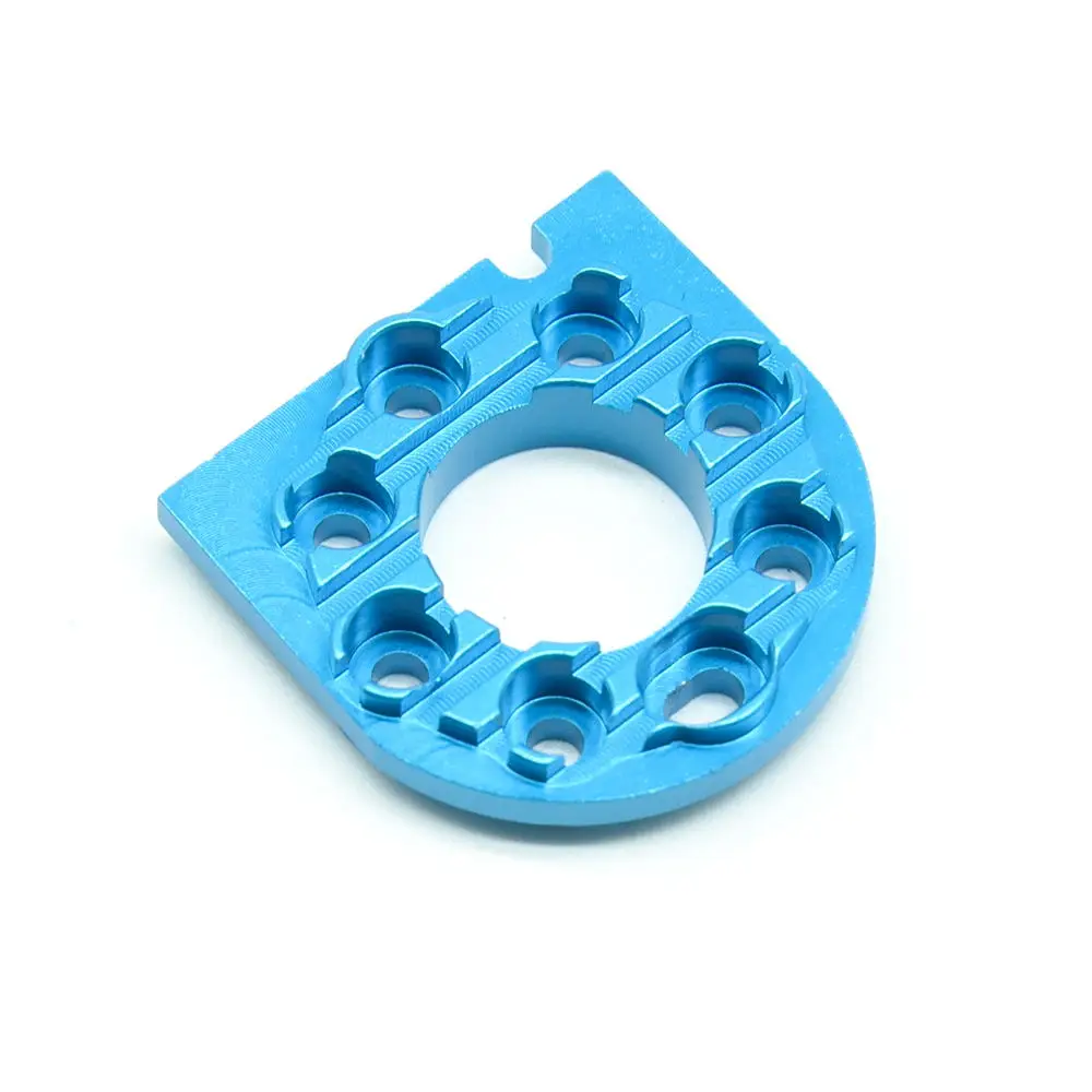 Aluminum Stock Motor Mount - Blue For Tamiya 1/10 TT01