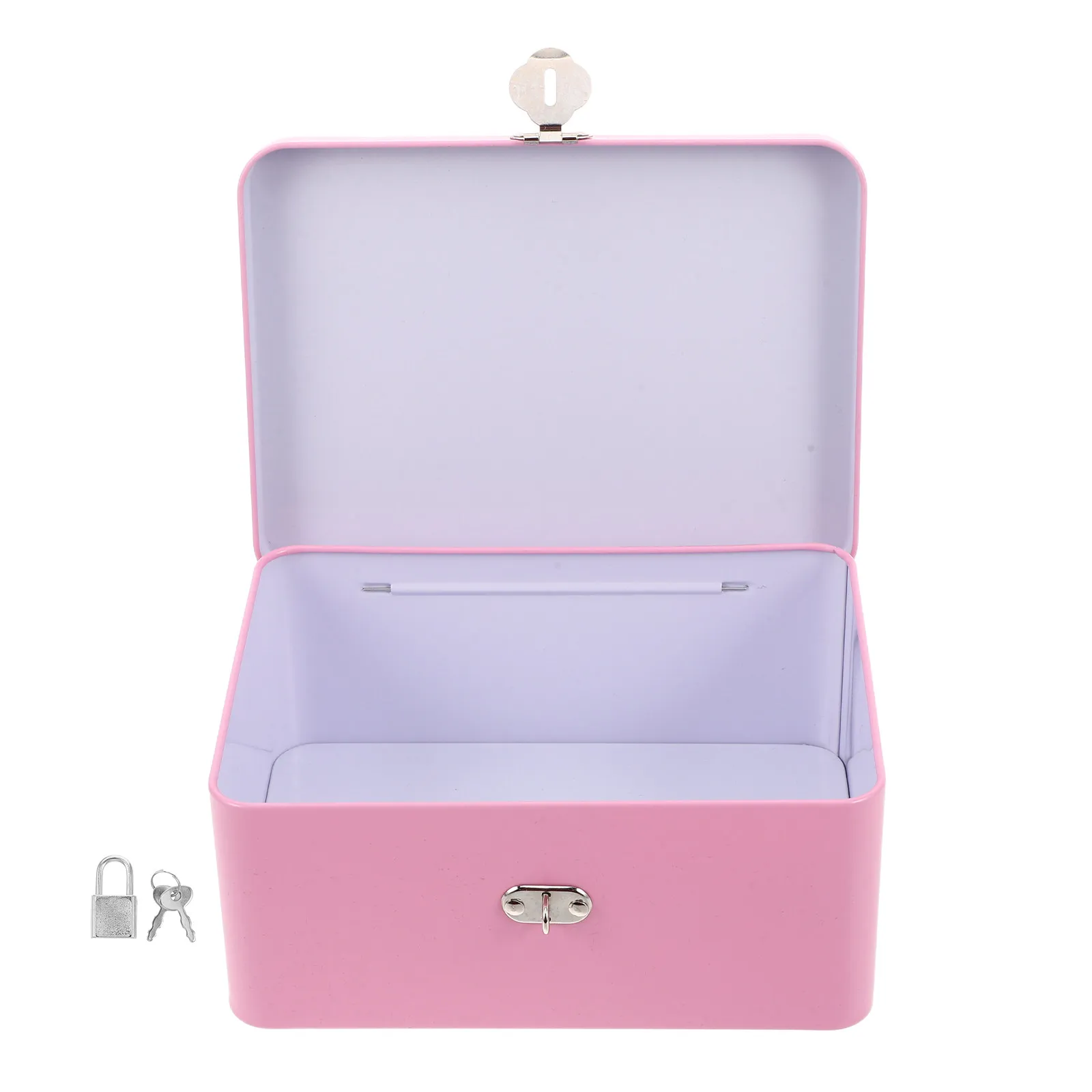 Mail Organizer Letter Box Office Desktop Holder Storage Halloween Christmas Lock Storage Box Desktop Storage Box Tinplate