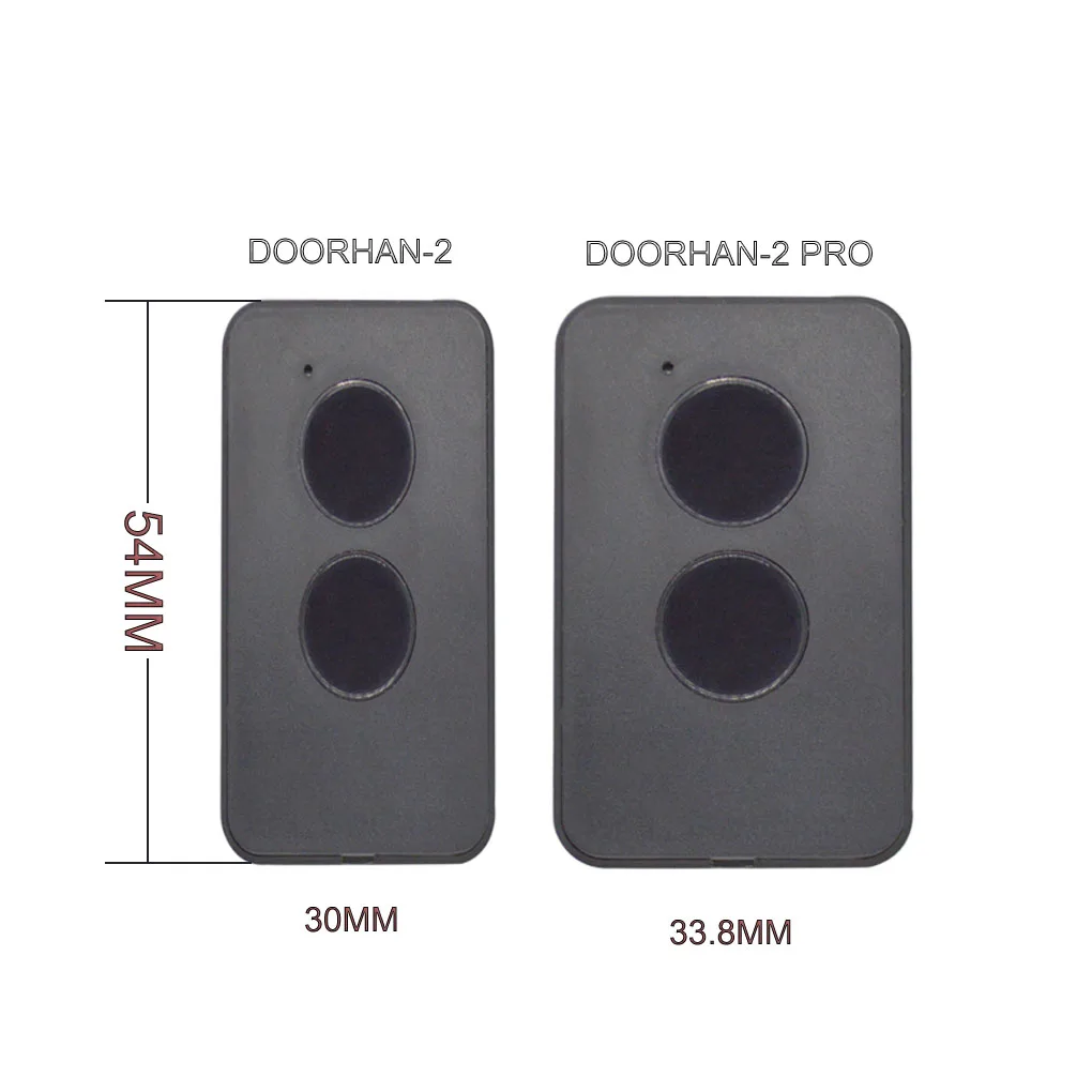 Imagem -06 - Portão Controle Key Fob para Portão e Barreiras Controle Remoto Mini Transmissor de Doorhan2 433mhz Garagem