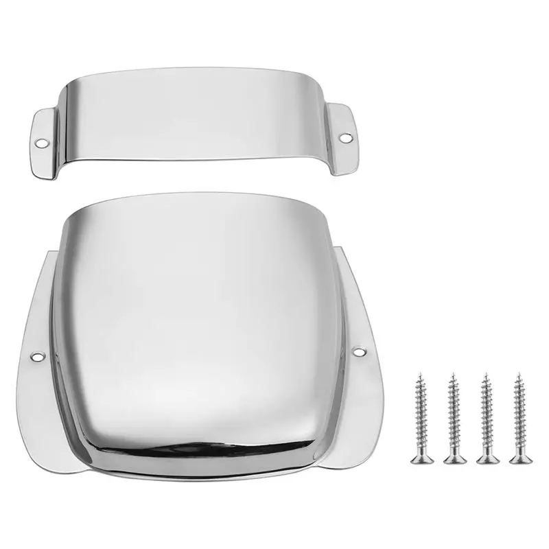NALFI-Zinc Alloy Bass Pickup Cover Protector Bridge Cover Plate For Jazz Bass Bass Guitar Electric Bass Accessories