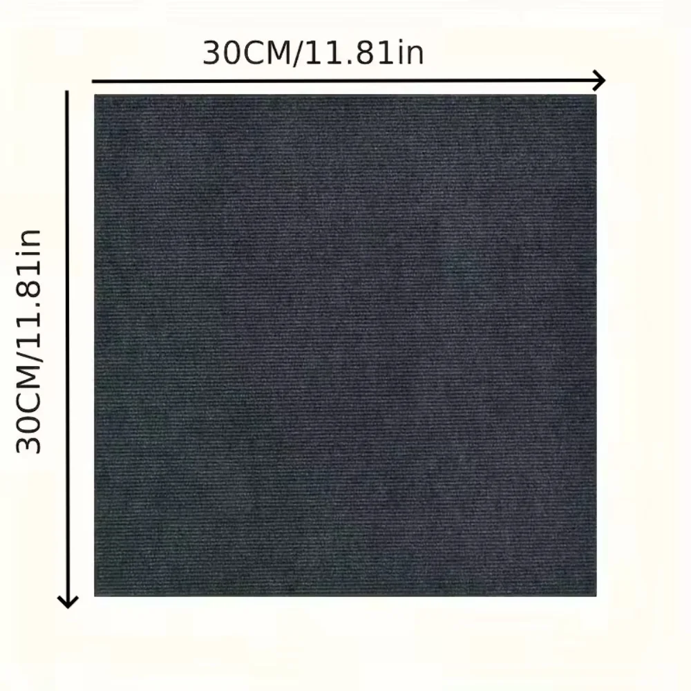 1/10pcs  Self Adhesive Carpet Floor Sticker Square Rugs Peel and Stick Mat Flooring for Dining Room Bedroom Home Decor