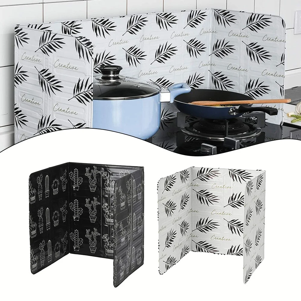 

Non Stick And Splatter Guard Oil Baffle Oil Baffle Protective Screen Plate Tall Barrier Cooking Oil For Better Coverage.