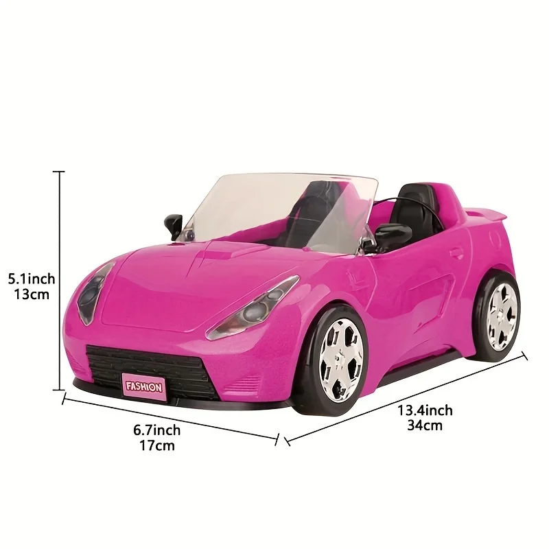 Modello di auto Giocattoli per bambini Auto Gioco per bambini all\'aperto Accessori per casa delle bambole per Barbie da 30 cm Fai da te Compleanno