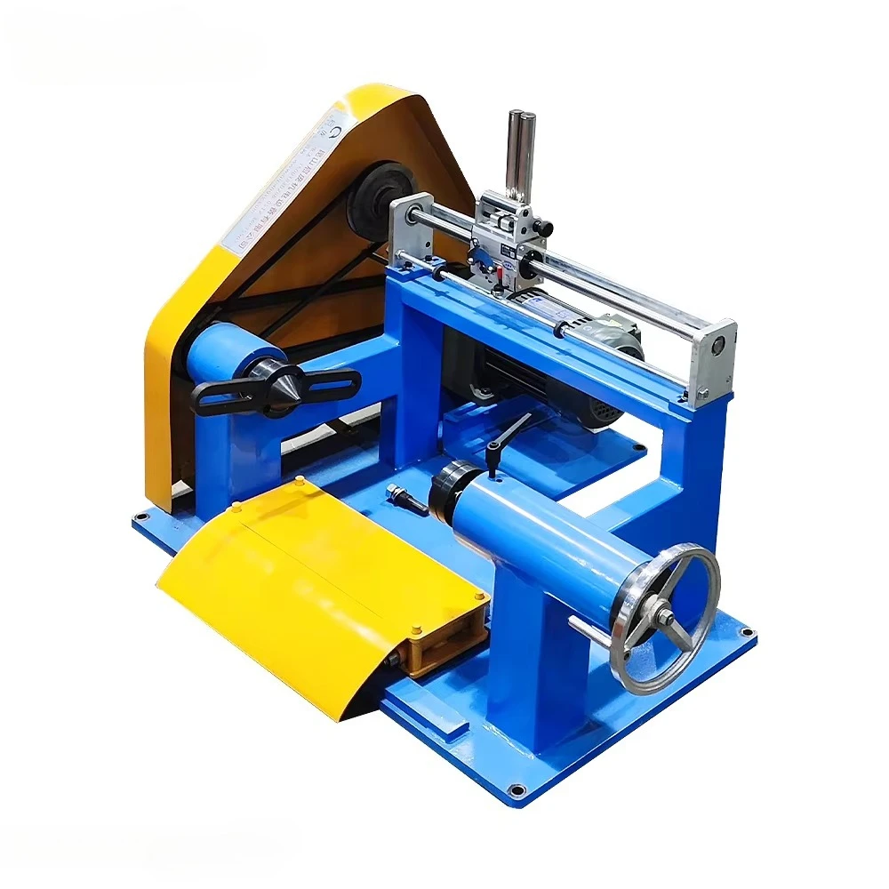 QP Cantilever Type Take- up Fiber Optic Rewinding Automatic Coiling Machine  Wire and Cable  Bobbin Winding Machine