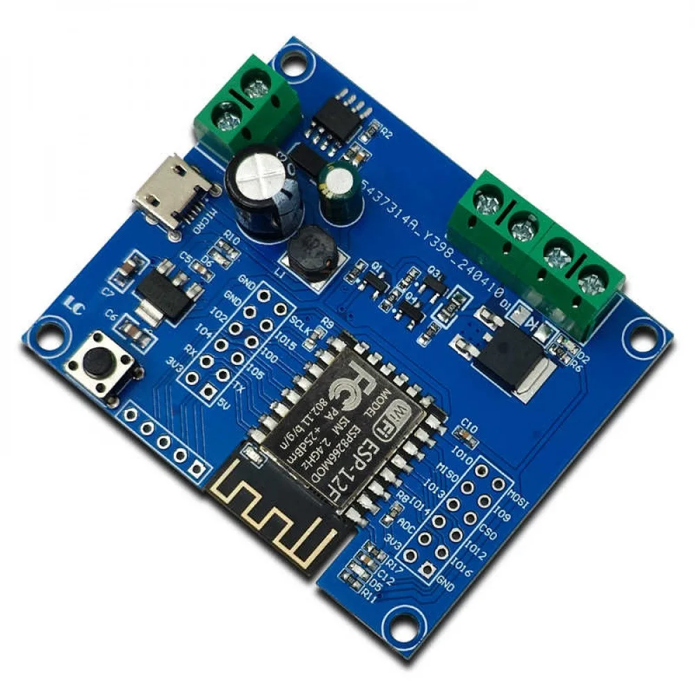 ESP12F WiFi Relay Board DC 5-80V 1 Way Relay Module Onboard ESP-12F Module 32Mbit SPI Flash Development Board