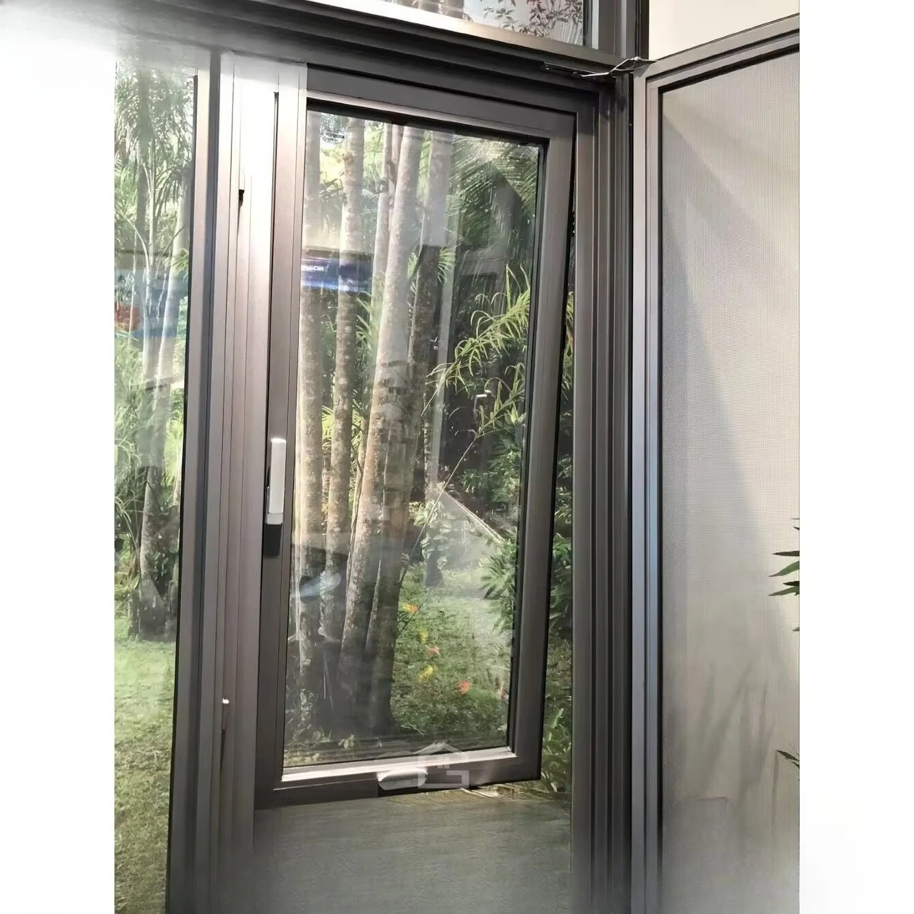 

Insulated glass Aluminum casement window Double awning window