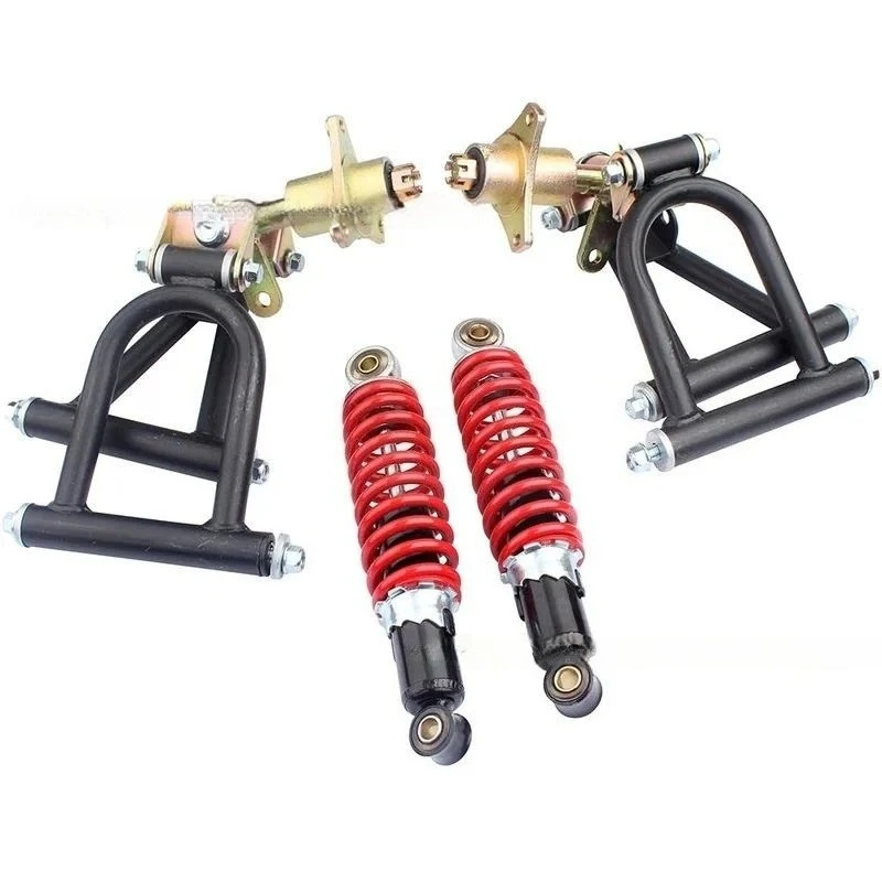 for ATV Front Axle Suspension Rocker Arm Steering Knuckle Flange Hub Seat Shock Absorption DIY Accessories Four Wheel Carding