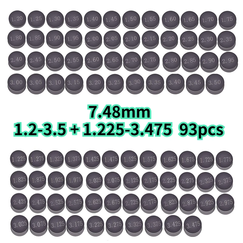 Für Suzuki Honda Yamaha Kawasaki Motorrad Einstellbare Ventilscheiben-Dichtung 7,48mm 9,48mm 8,85-8,9 10mm 1,2-4,0 1,225-3,475 1,72-2,6 – Detail 7