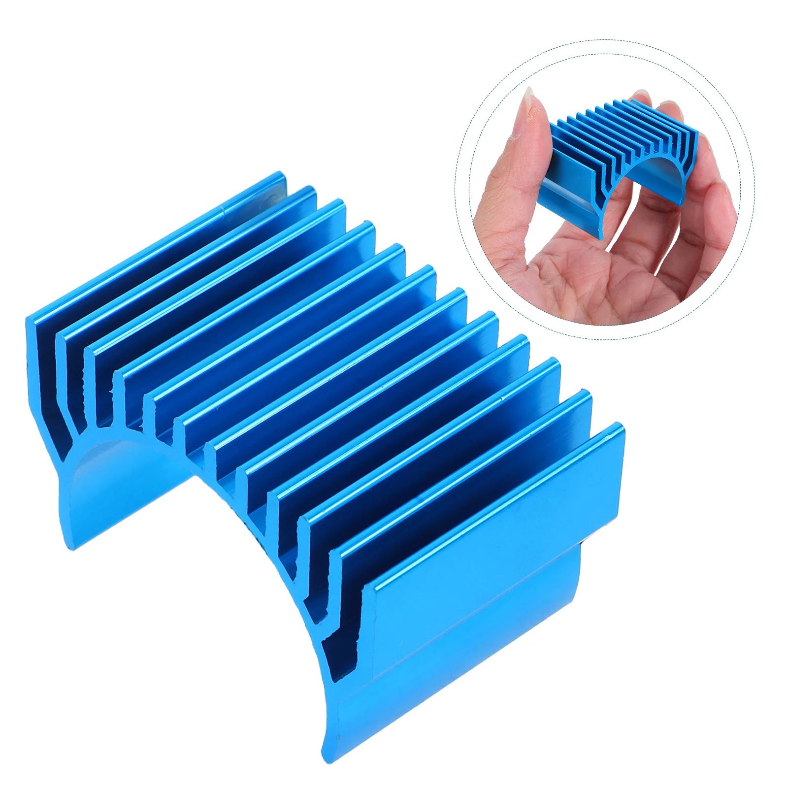 

Motor Radiator Aluminum Electric Heat Sink Heatsinks Parts Car Accessories Sky-blue Engine