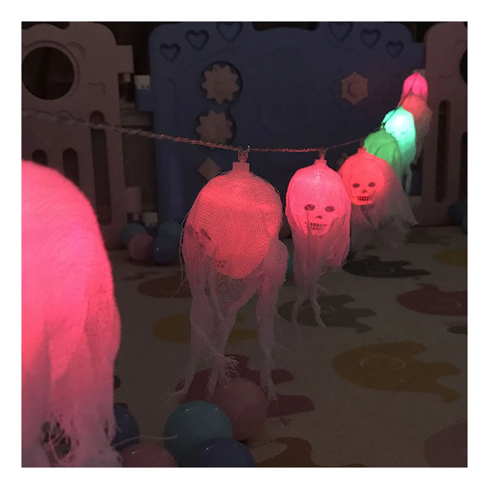 Tira de luces LED artificiales para niños y niñas, juego de luces colgantes de eficiencia energética, regalo de fiesta, xobw