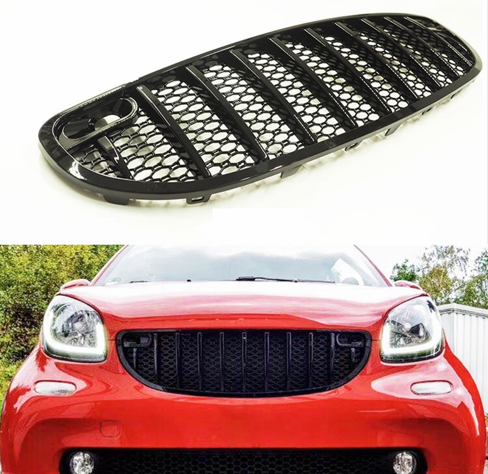 Auto Part for mercedes New SMART 453  sports edition front racing grille without emblem car styling