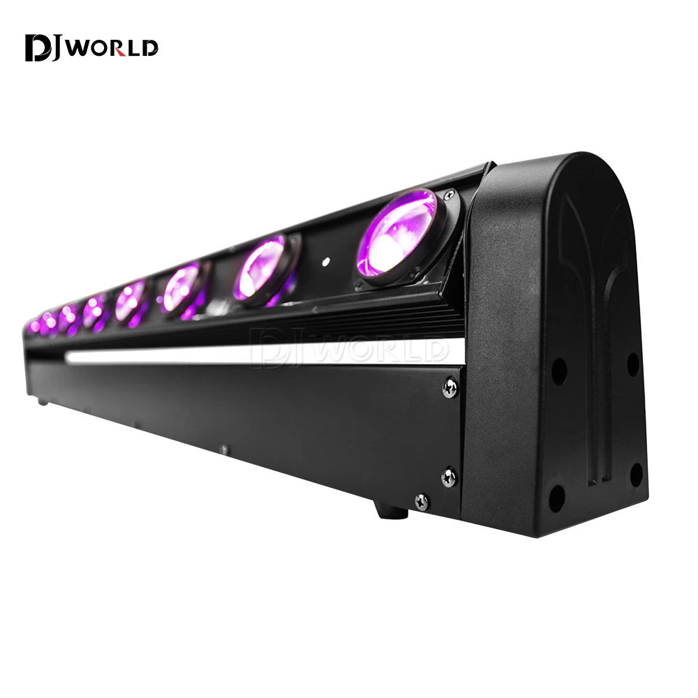 

8X12W LED Beam Moving Head Light Bar 9/38 DMX Hot Wheel Infinite Rotating RGBW 4IN1 LED Running Effect for DJ Disco Party Stage
