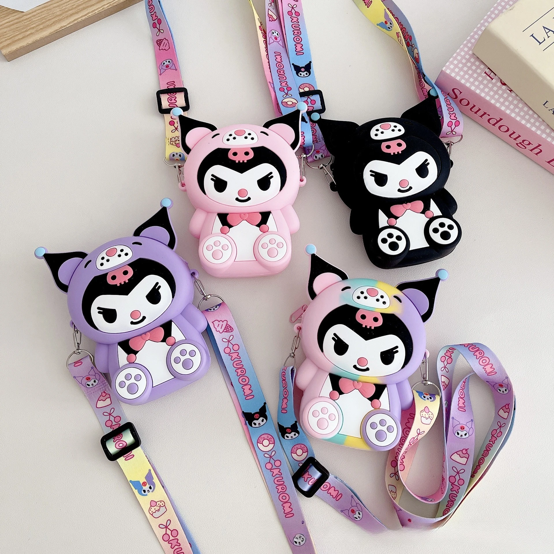 

Hot Selling Cartoon Silicone Coin Purse, Cute Crossbody Bag Mini Bag for Little Girls Versatile and Creative Silicone Bag